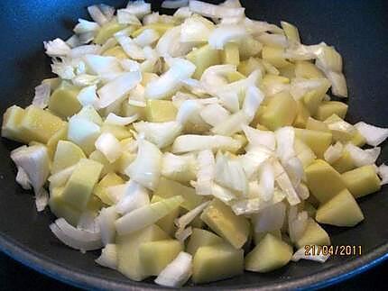 recette Pommes de terre sautées au chorizo.