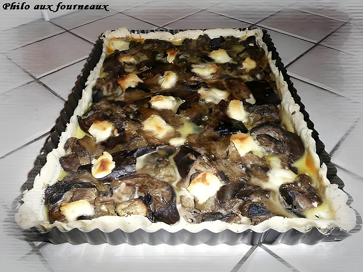 recette Tarte à l'aubergine