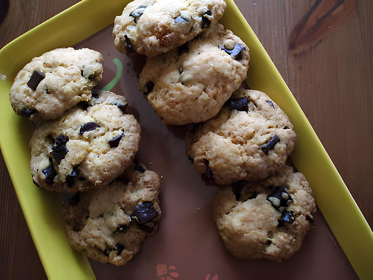 recette Biscuits aux pépites de chocolat