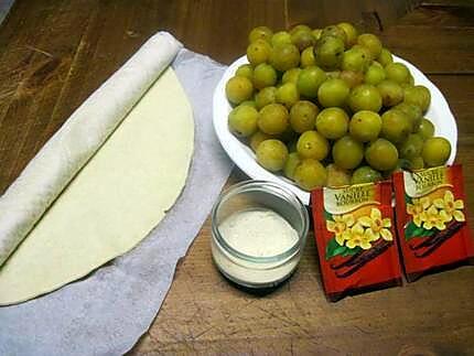 recette tarte aux mirabelles nature.