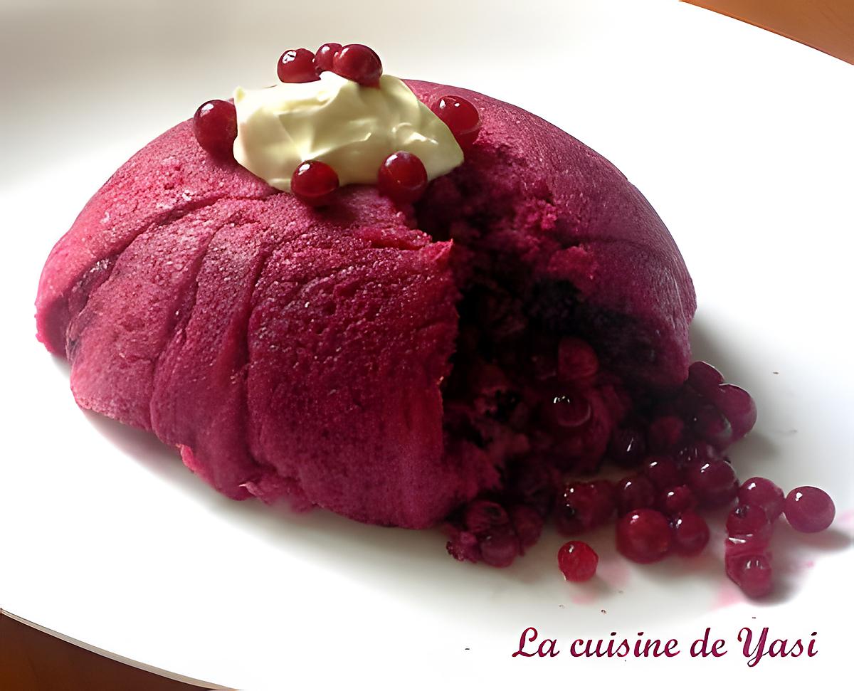 recette British summer pudding - Pudding aux fruits rouges