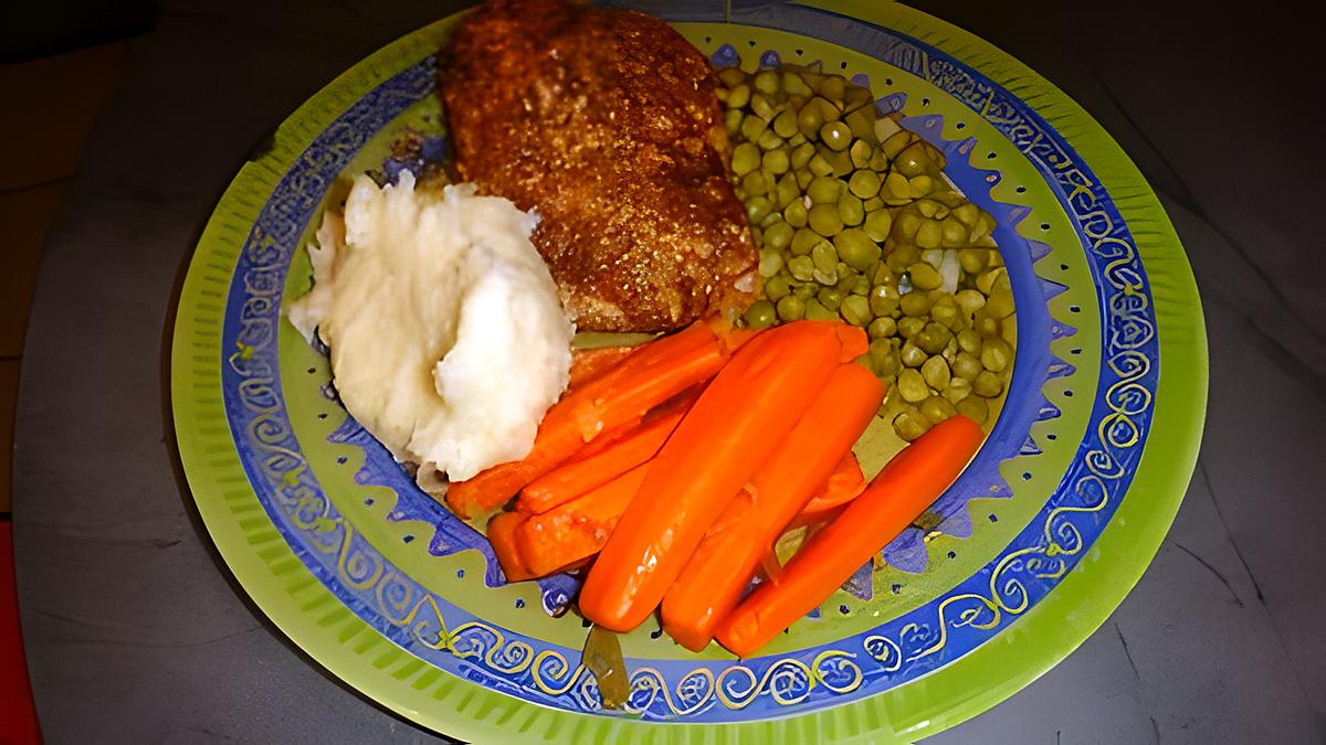 recette Escalopes de poulet aux cacahuètes et ses légumes parfumés