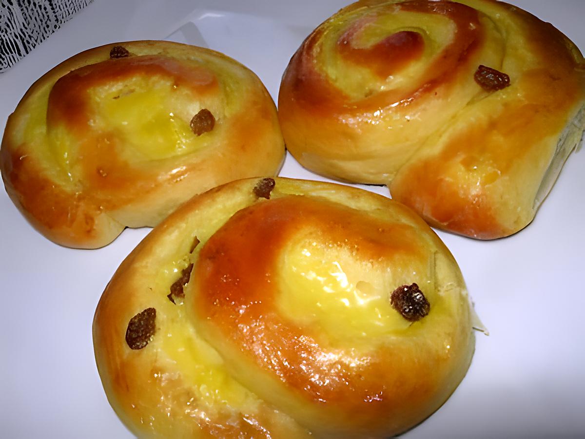 recette Pains aux raisins