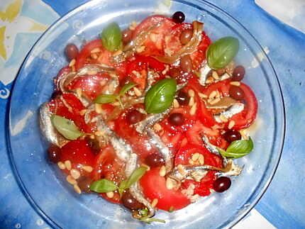 recette Salade de tomates niçoise