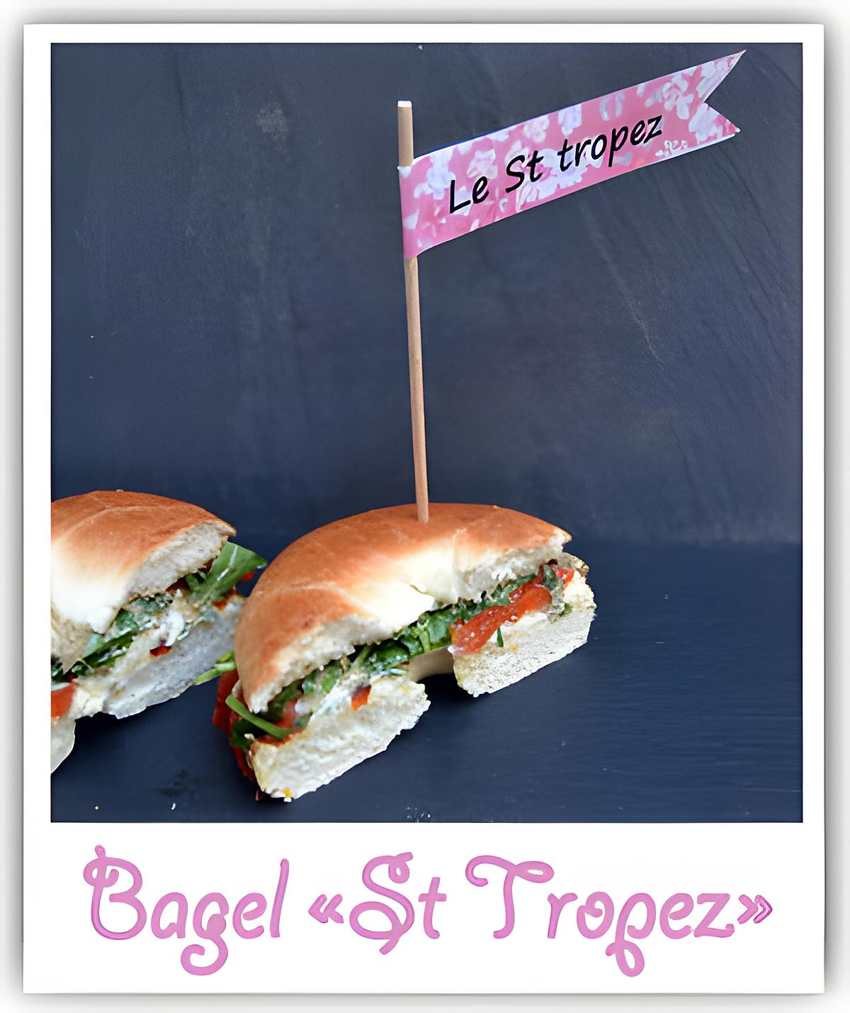 recette Le bagel "st tropez"