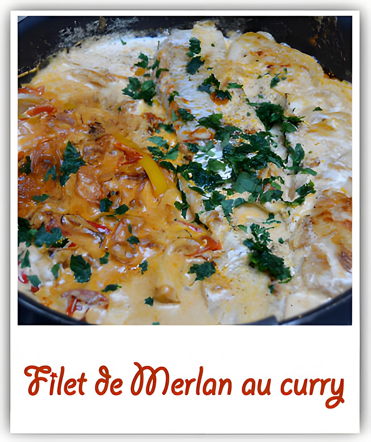 recette Filet de Merlan au curry