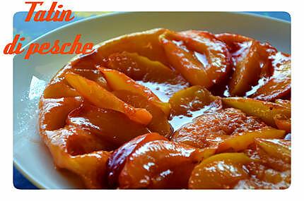 recette Tarte tatin à la pêche