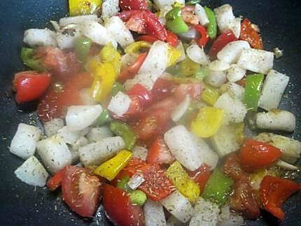 recette Panier de légumes du midi aux navets.