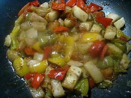 recette Panier de légumes du midi aux navets.