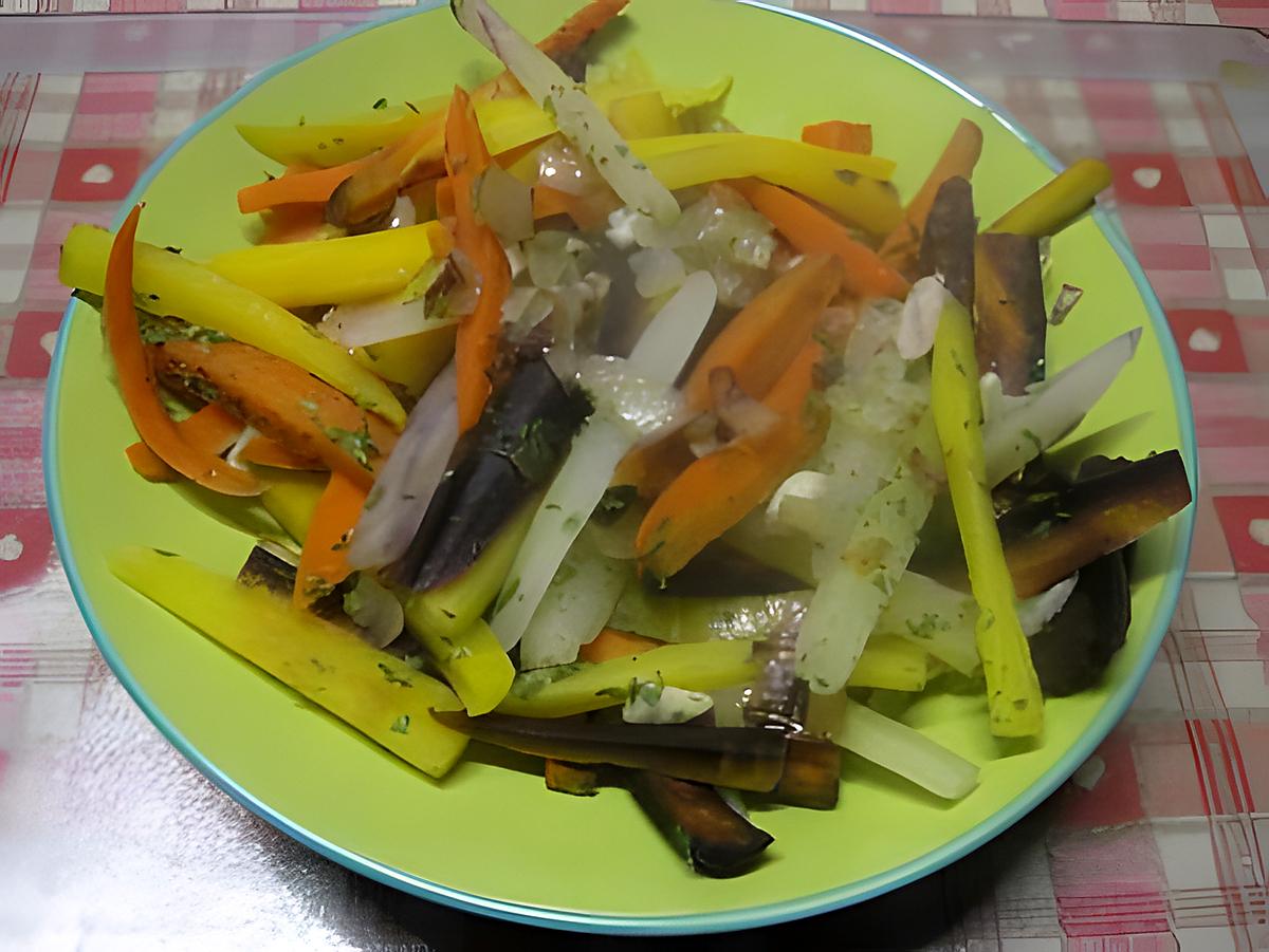 recette Carottes anciennes à la persillade.