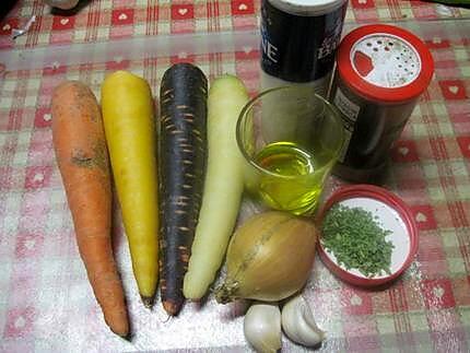 recette Carottes anciennes à la persillade.