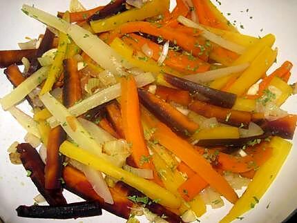 recette Carottes anciennes à la persillade.