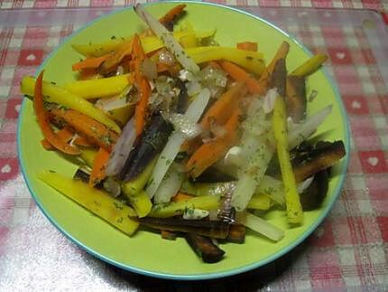 recette Carottes anciennes à la persillade.