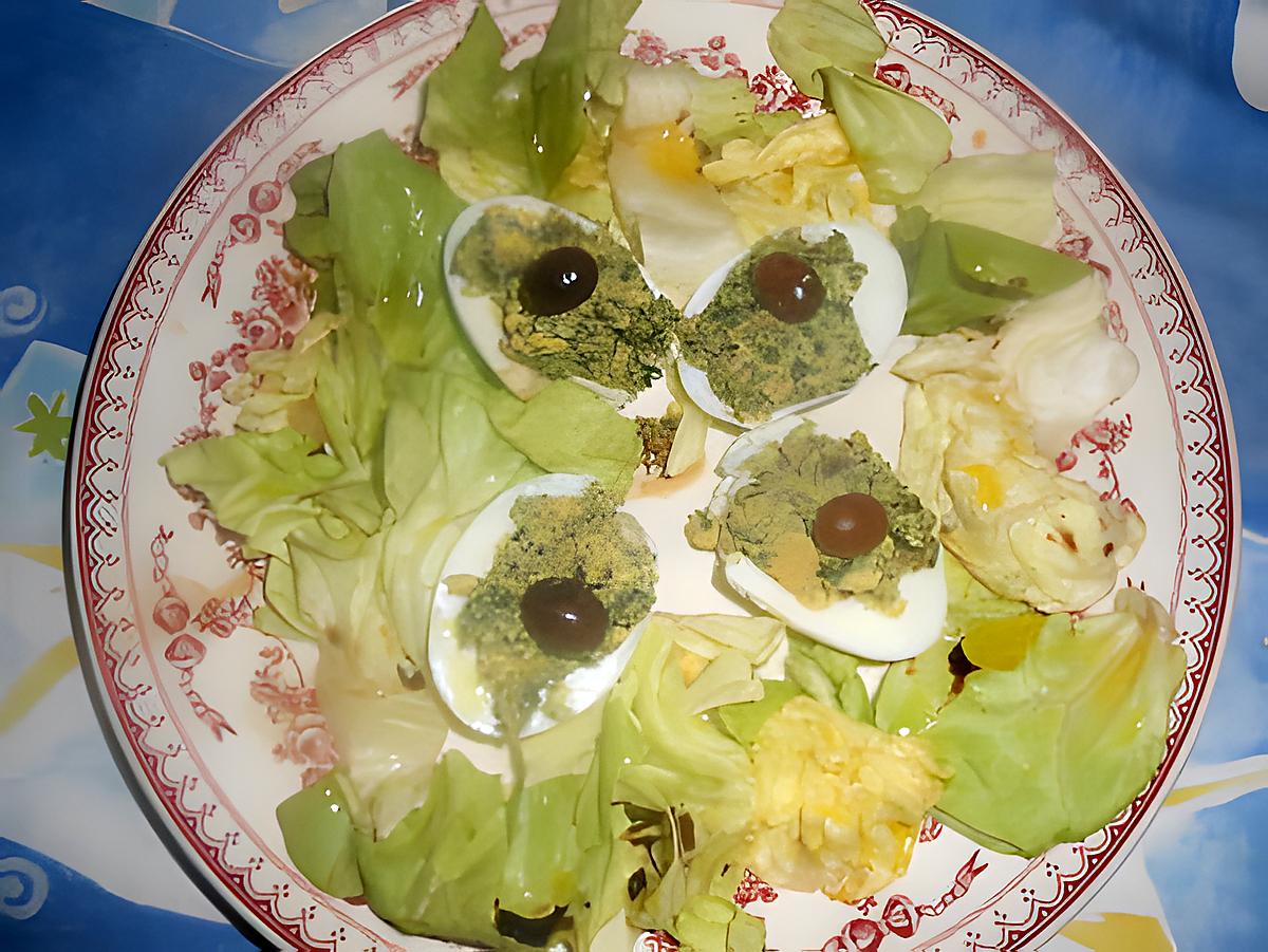 recette Oeufs farcis aux anchois