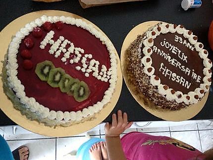 recette Gâteaux au chocolat anniverssaire