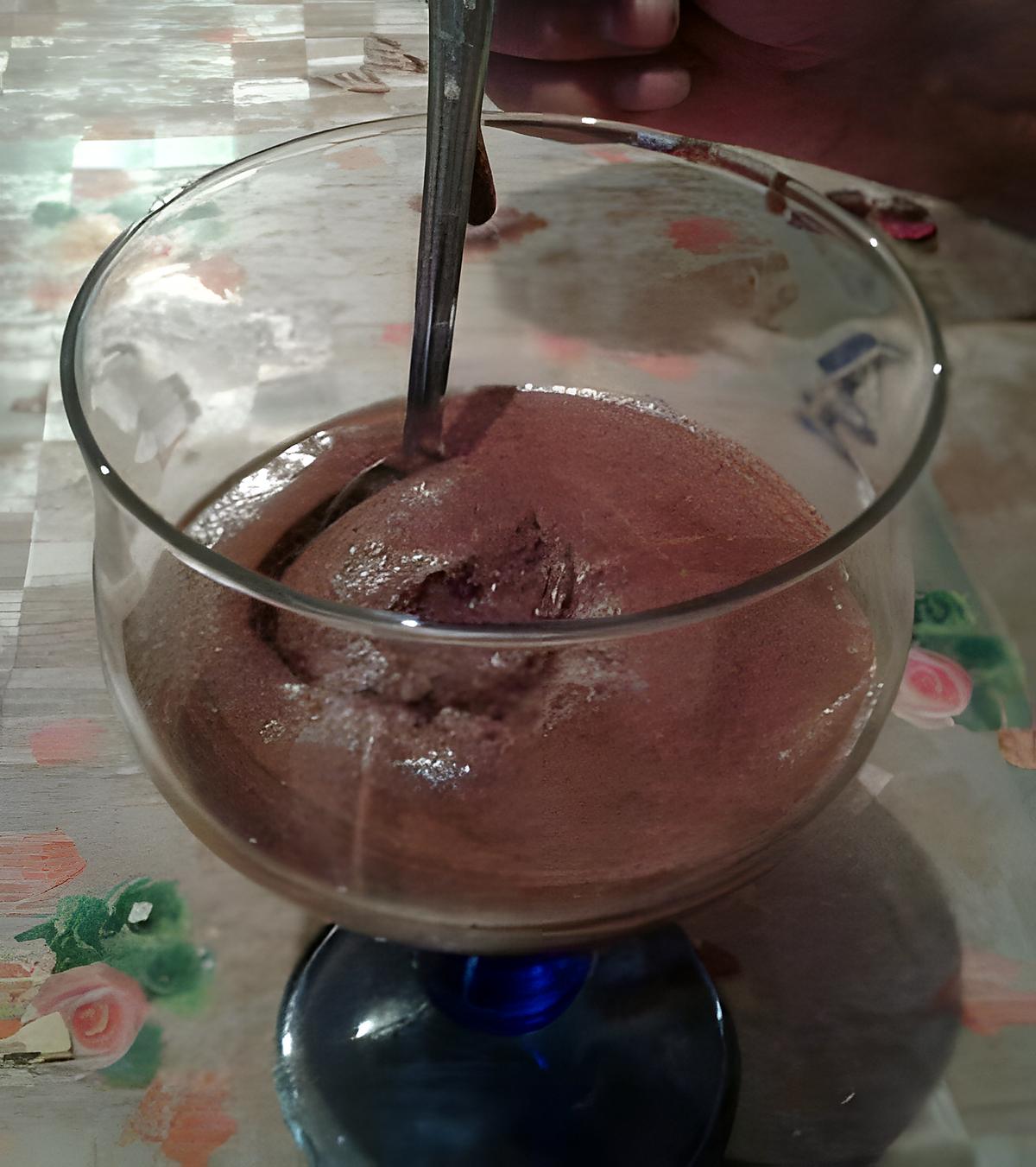 recette La mousse au chocolat