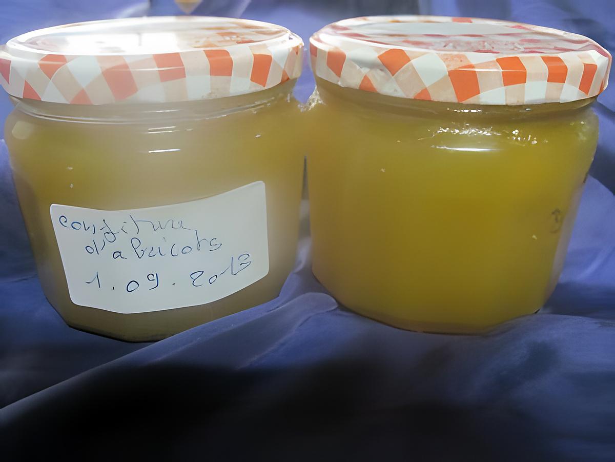 recette Confiture d'abricots au sirop.