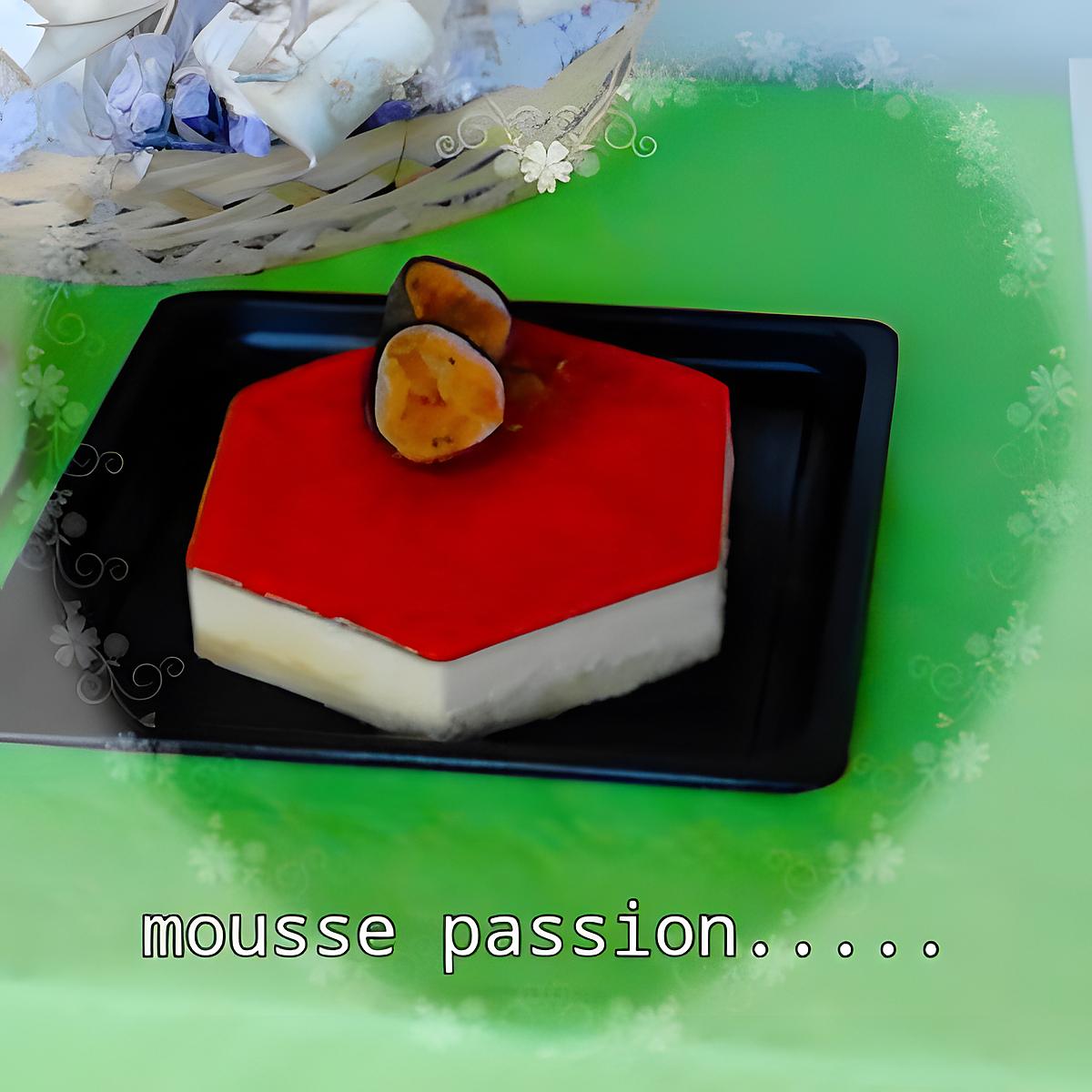 recette mousse fruit de la passion