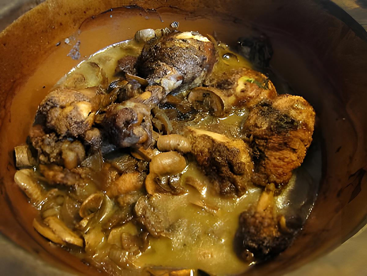 recette Poulet au vin doux