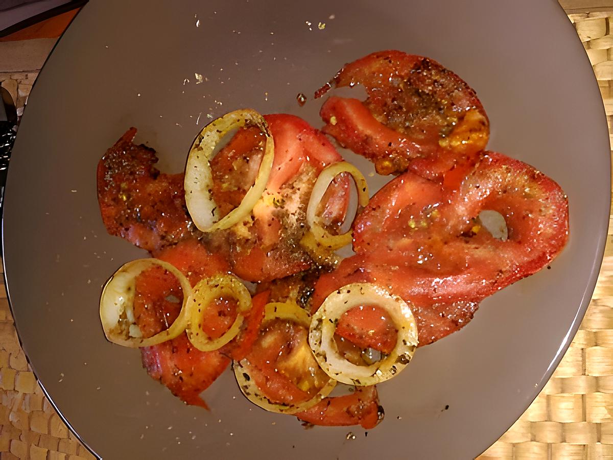 recette Tomates cuites aux oignons
