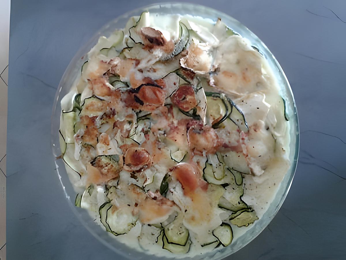recette courgettes et patissons gratinés