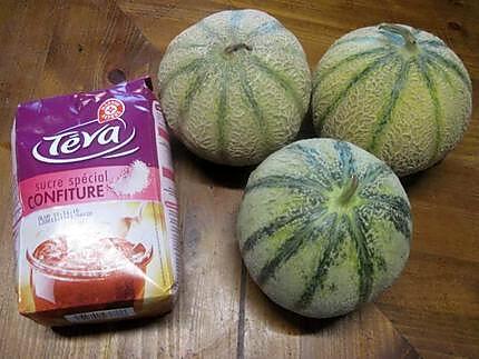 recette Marmelade de melon et vanillé.