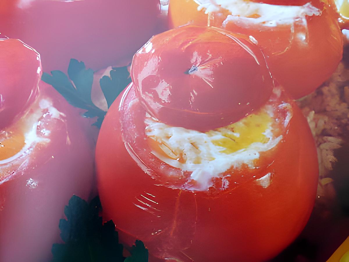 recette Oeufs en tomates