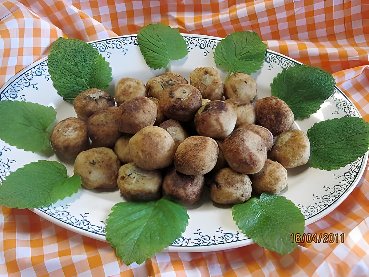 recette Boulettes de chou-fleurs frits.