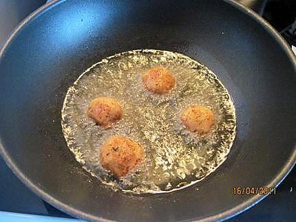 recette Boulettes de chou-fleurs frits.