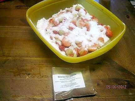 recette confiture de fraises blanche et rouges au mélange Pain d'épices.