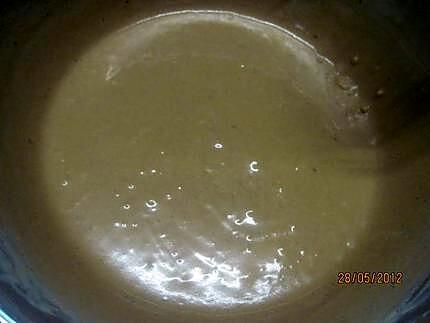recette Gâteau au chocolat. poires. crème fraiche.