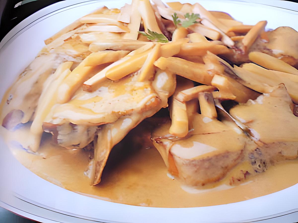 recette Fricassée de volaille au cidre