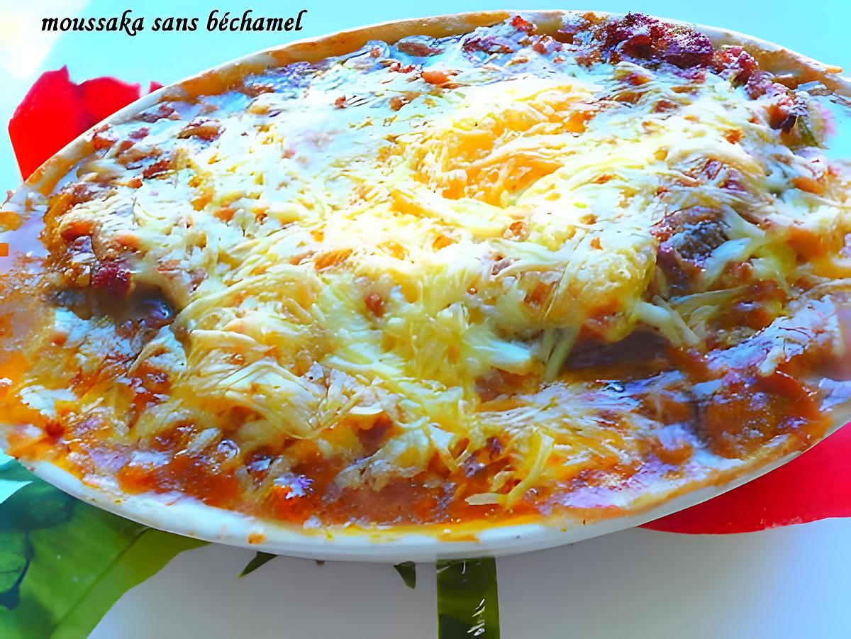 recette Moussaka sans béchamel