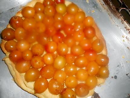 recette Tarte tiède aux mirabelles sans moule