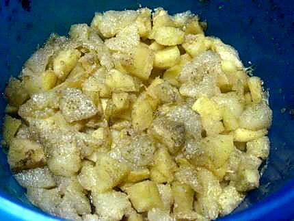 recette compote de pommes. poires à la vanille.