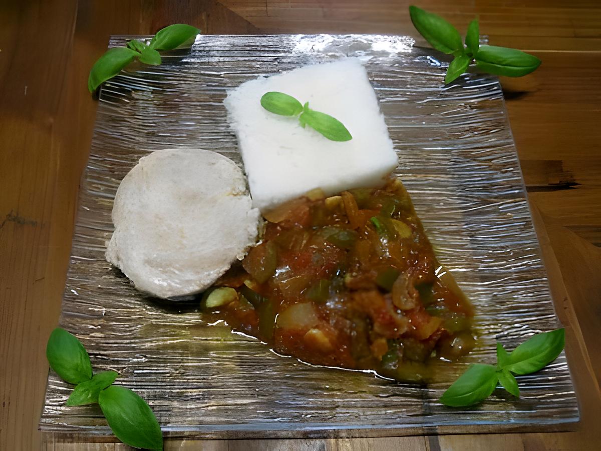 recette Médaillons de thon à la sauce tomates.