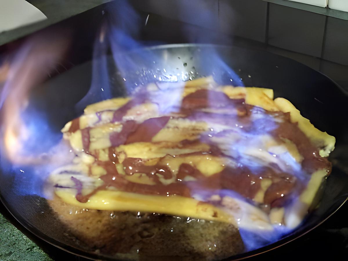 recette Bananes au nutella flambé