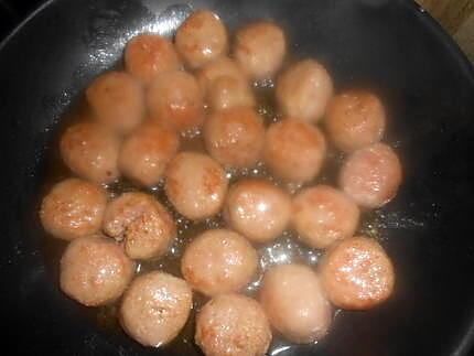 recette Boulettes de veau aux linguines