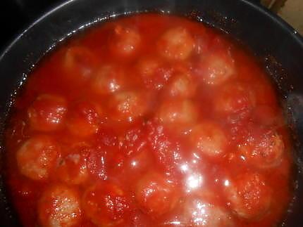 recette Boulettes de veau aux linguines