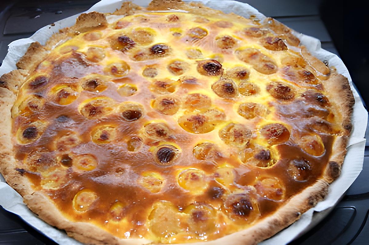 recette Tarte aux mirabelles à la façon de mamyloula