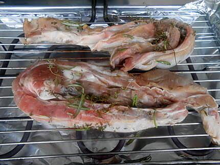 recette TENDRONS  DE  VEAU  GRILLES