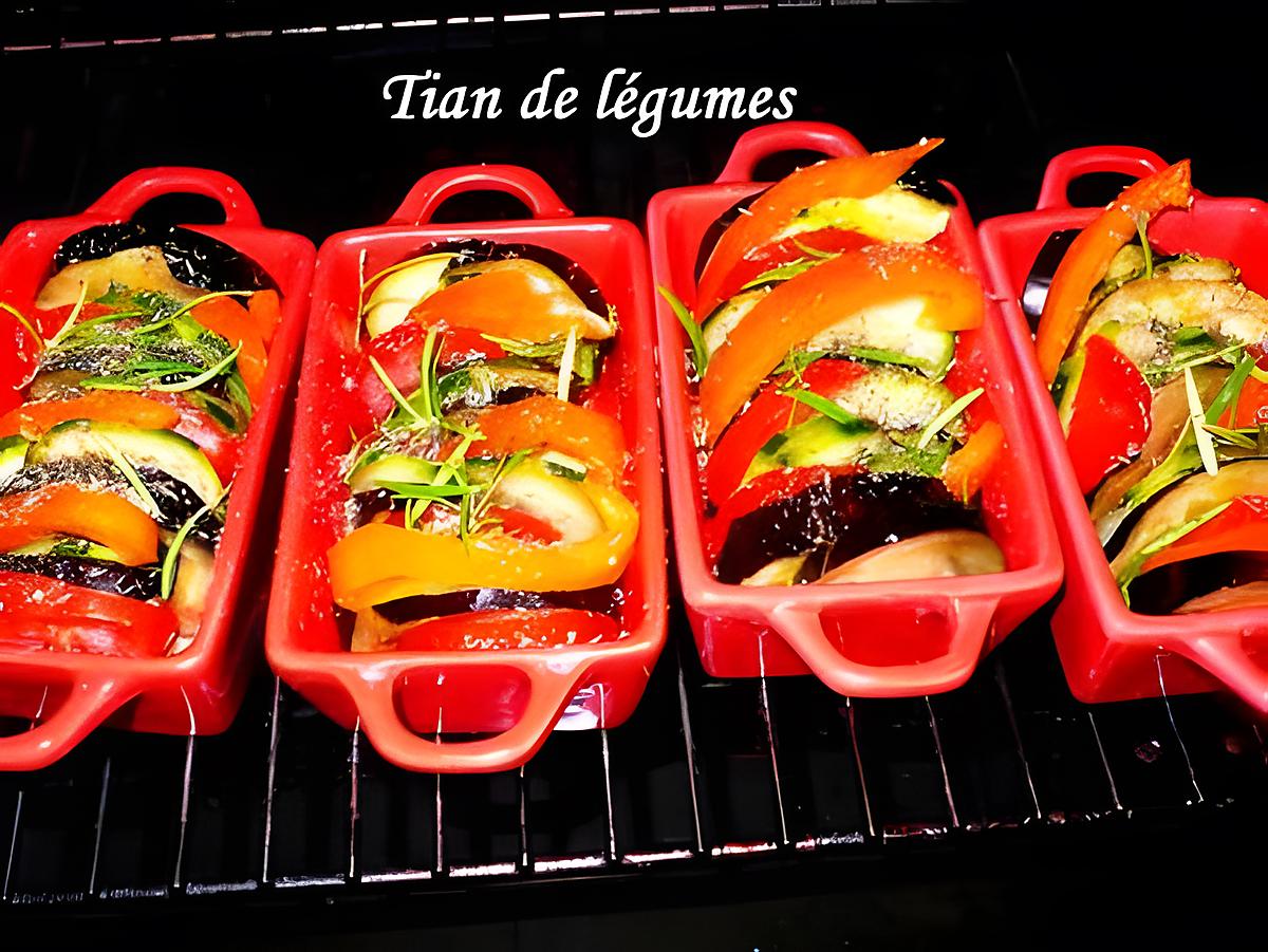 recette Tians de légumes