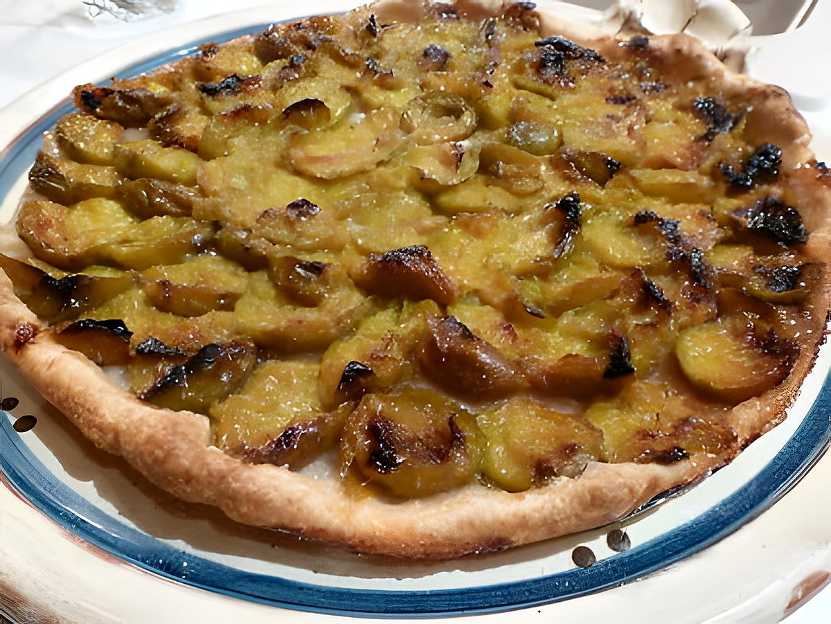 recette tarte aux prunes