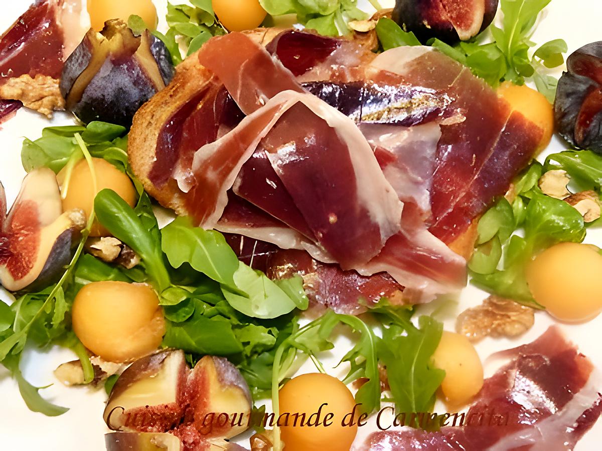 recette Salade de Jambon Bellota de Jabugo