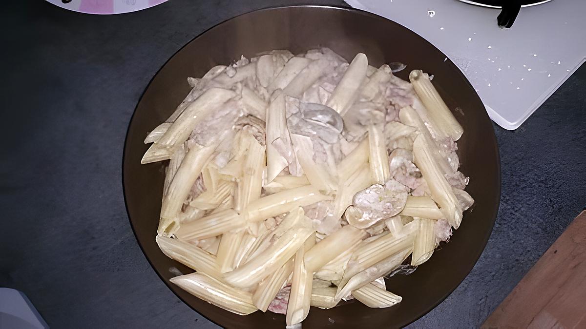 recette pâte carbonara expresse à  ma façon