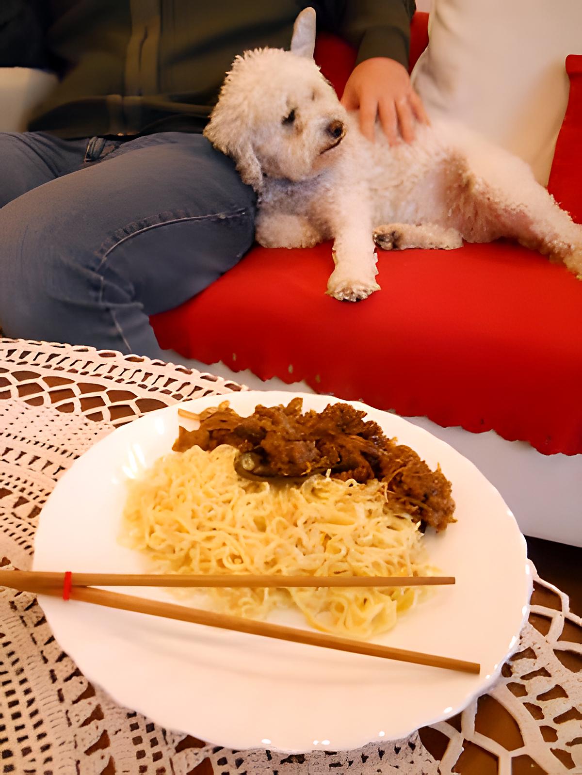 recette RAMEN A LA VIANDE HACHEE