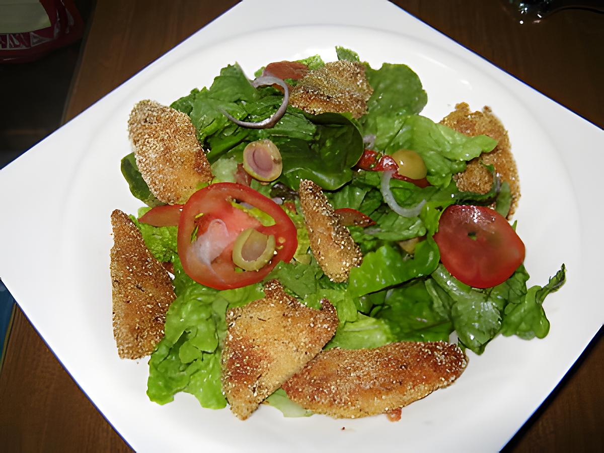 recette Salade au blancs de poulet didine