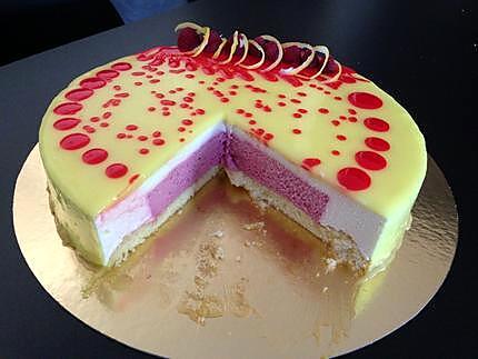 recette Entremet citron framboise