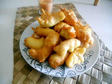 recette Beignet de poulet