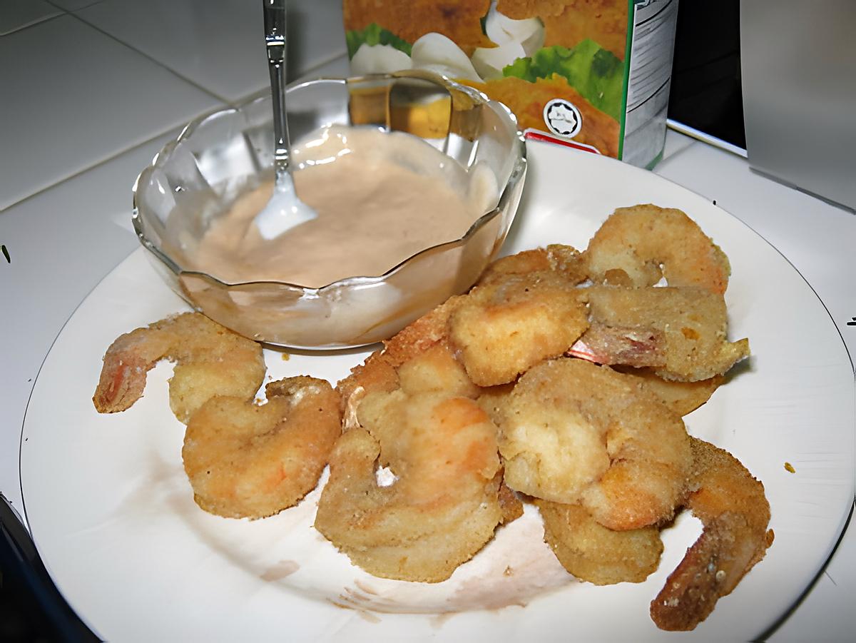 recette Crevettes frites